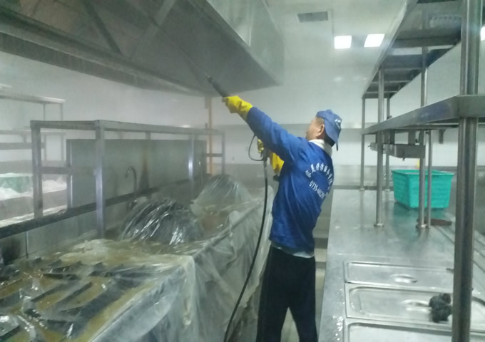 酒店餐厅单位宾馆学校医院烟道防火清洗工程详细价格表